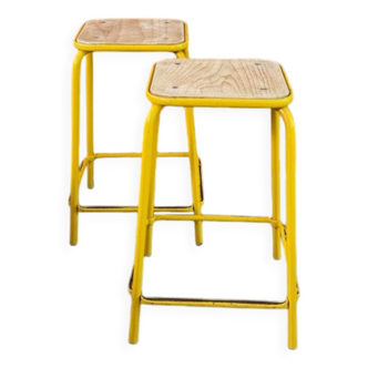 Pair of high stools