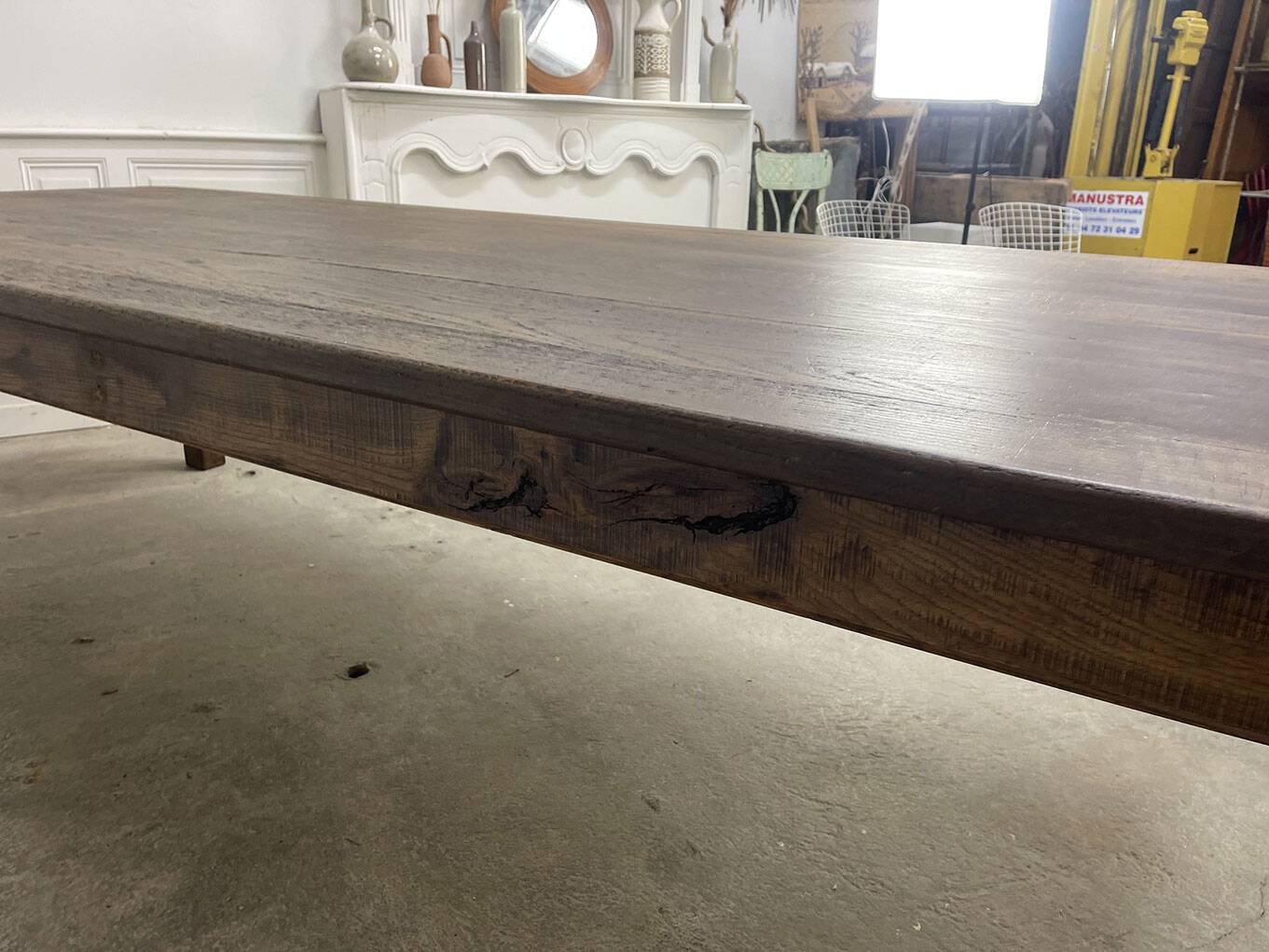 Large 1930s monastic-style table