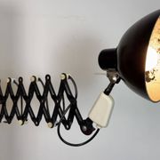 Industrial East German Scissor Lamp from VEB Zweckleuchtenbau Dresden, 1960
