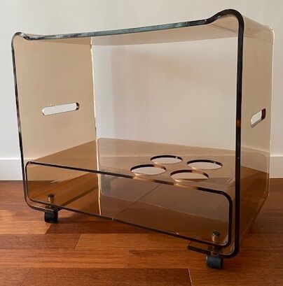 Desserte plexi fumé