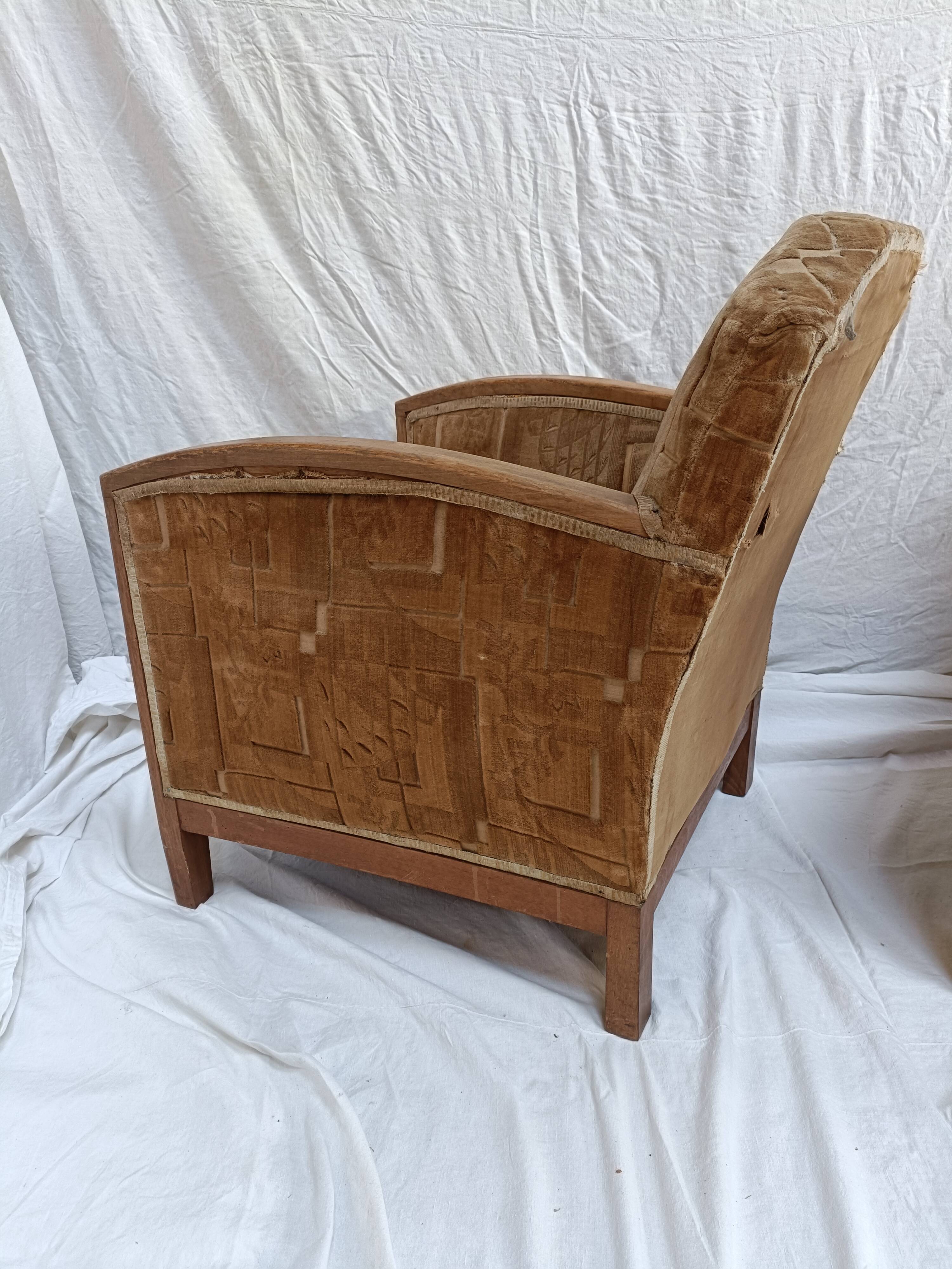 Paire de fauteuils ART DECO