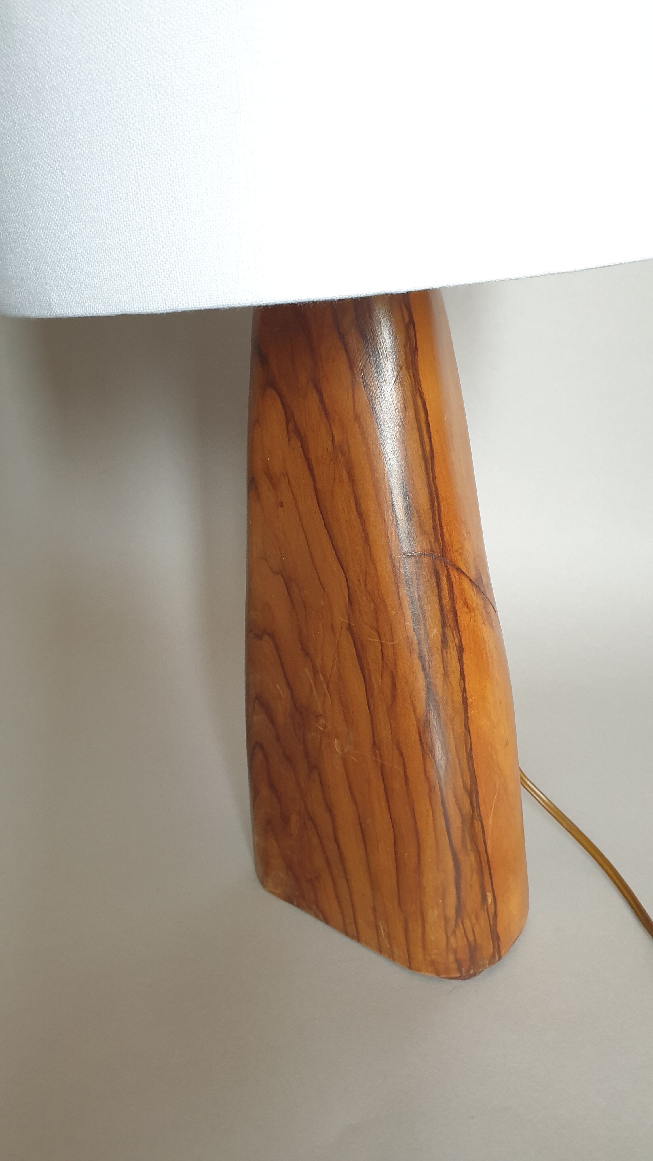 Vintage brutalist table lamp