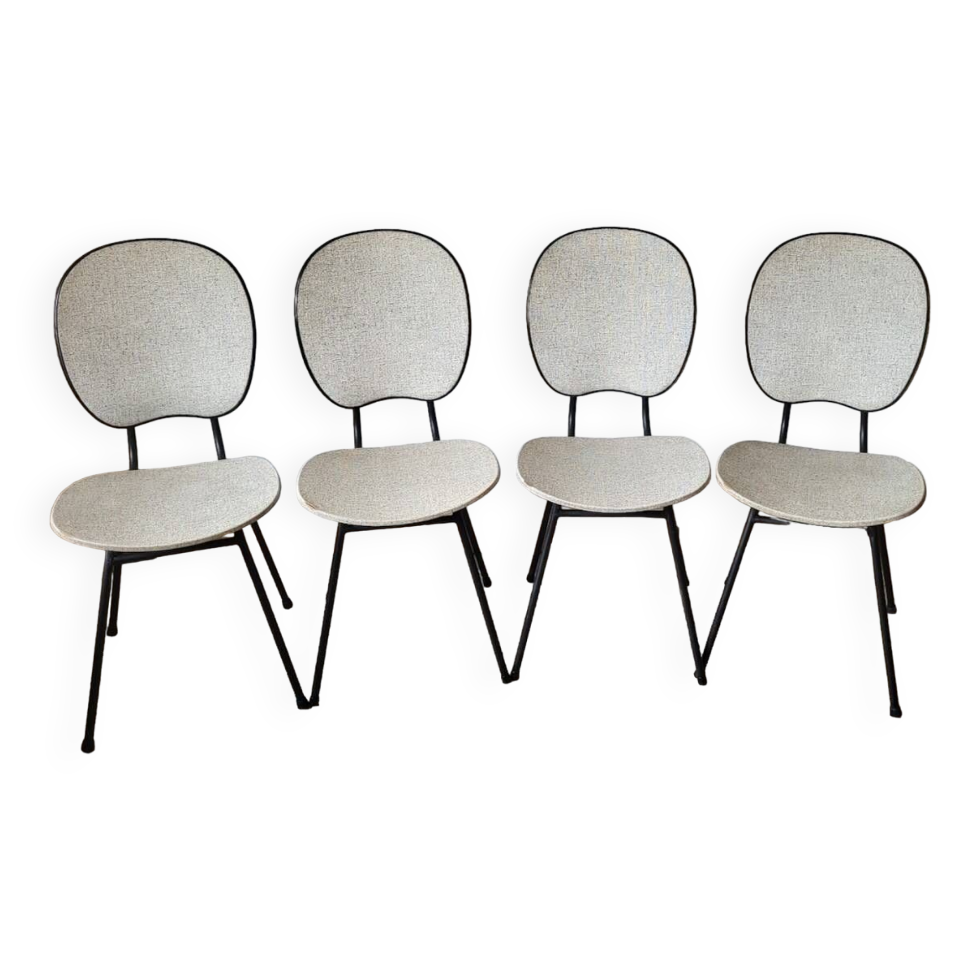 Set of 4 vintage chairs from the 50s/60s