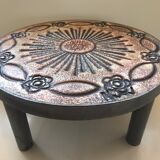 Table basse ronde en céramique