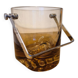 Pierre Schneider smoked glass ice bucket