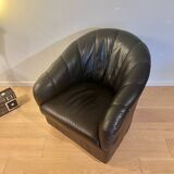 Black armchair