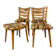 Série de 4 chaises scandinaves des années 50-60