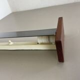cubic Large 38cm Teak and Metal adjustable wall light element, Germany 1950s
