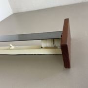 cubic Large 38cm Teak and Metal adjustable wall light element, Germany 1950s