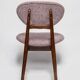 Chaise champignon violette milieu du siècle type 200/128 par Juliusz Kedziorek