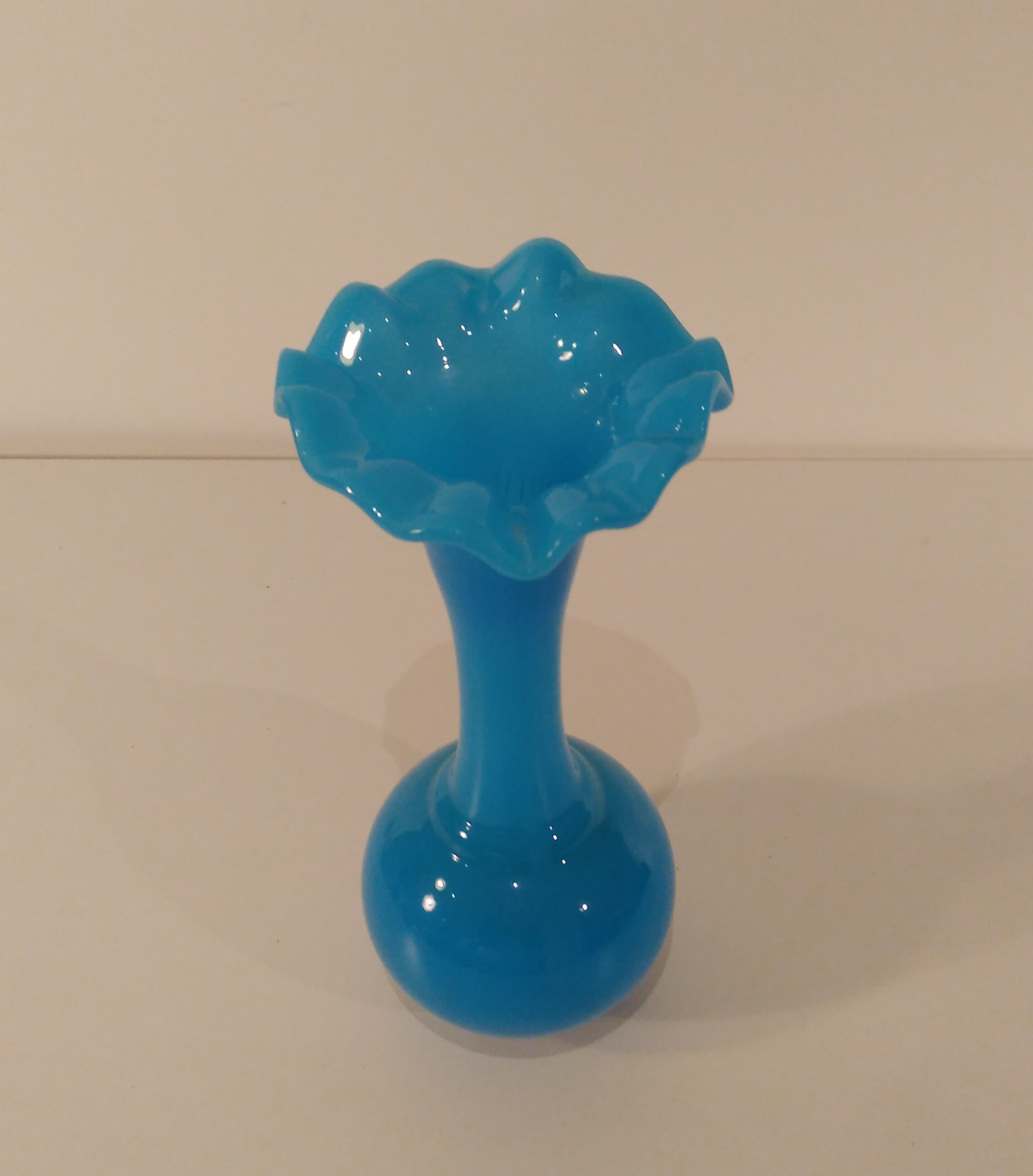 Blue opalin soliflore 1950