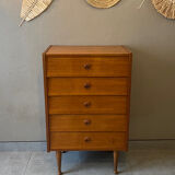 60s teak chest of drawers