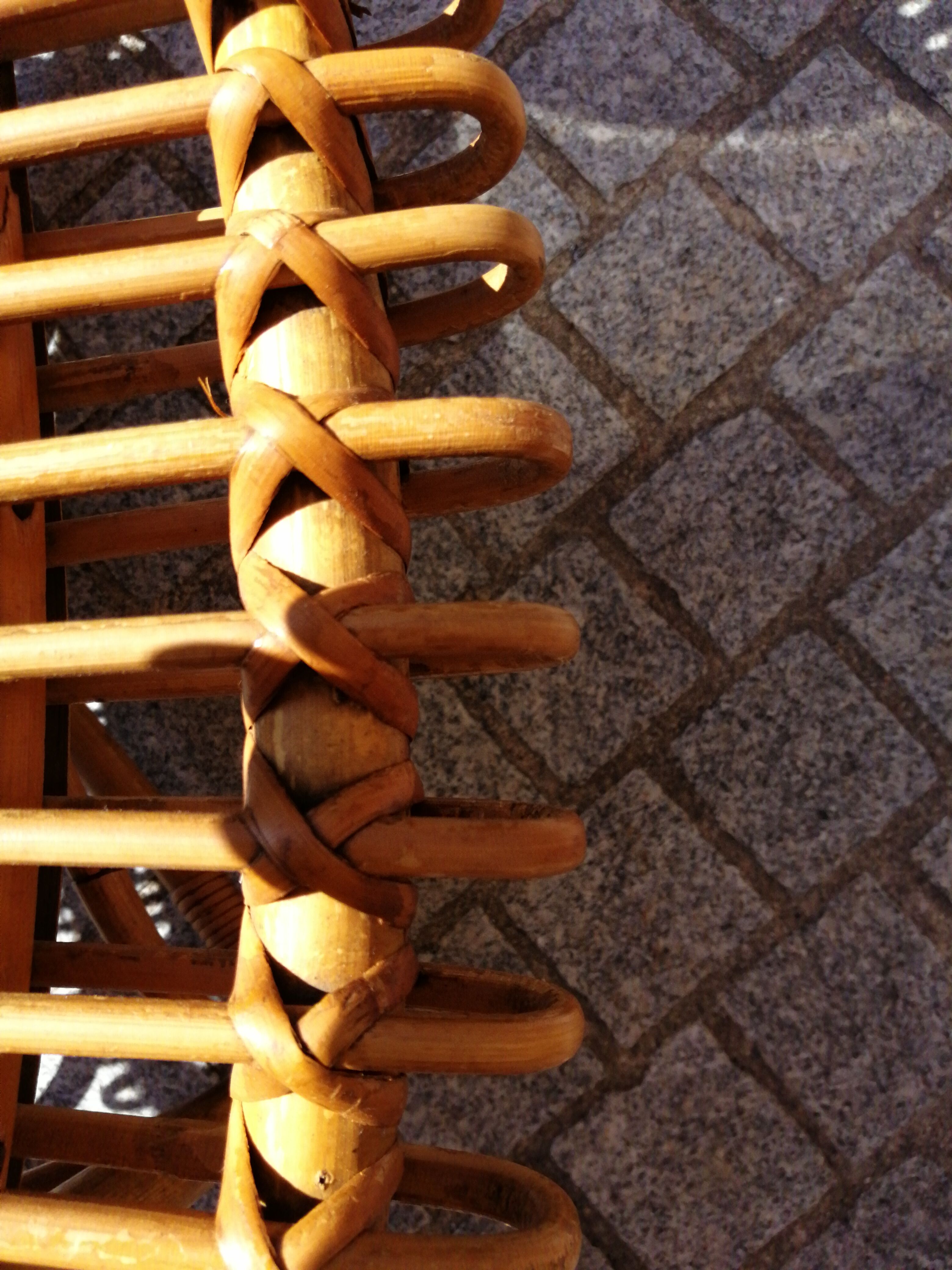 1960s rattan coffee table
