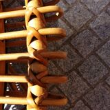 1960s rattan coffee table