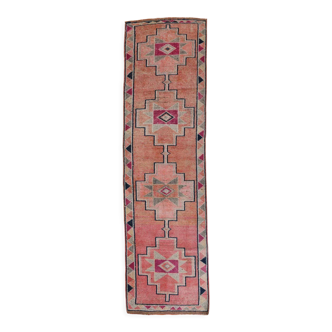 Oriental vintage runner rug 92x329cm