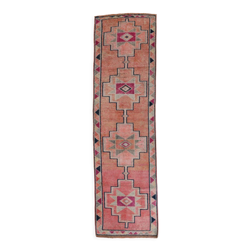 Tapis oriental vintage coureur 92x329cm