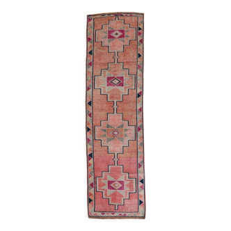 Tapis oriental vintage coureur 92x329cm