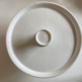 Plate mounted automatically mid-19th dish stand on white earthenware