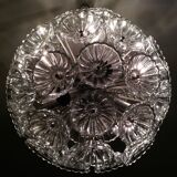Chandelier Sputnik Dandelion mid-century glass 1970 s