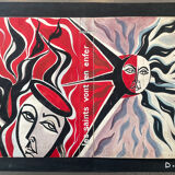 Table book cover study G.Cesbron 20th century