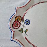 Beautiful vintage ceramic plate made in Spain, manufactured and