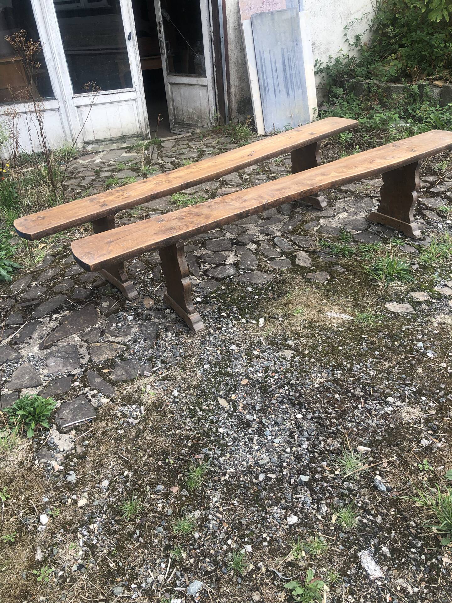Pair of benches