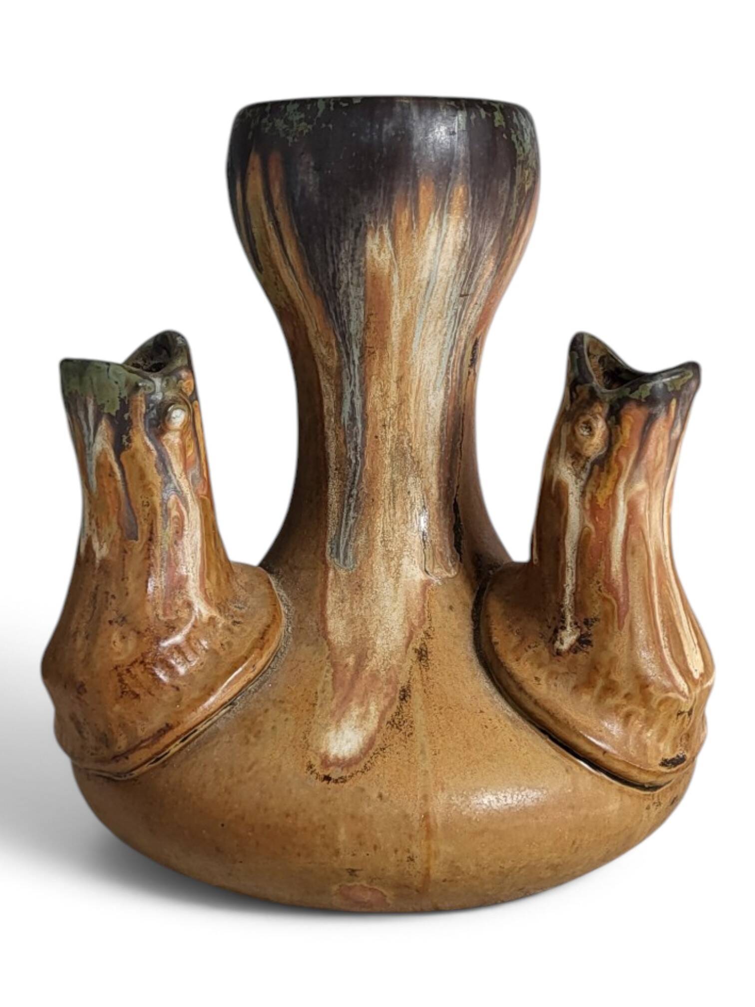 Vase en grès signé à la pointe Alfred Lebret (1871-1955)