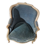 Armchairs bergère cabriolet style louis xv