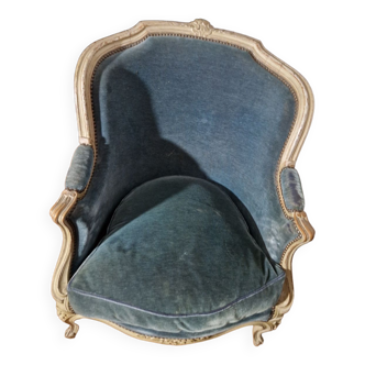 Armchairs bergère cabriolet style louis xv