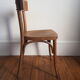 Chaise bistrot en bois clair