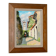 Swedish oil painting on panel "Morcote" – vintage and framed