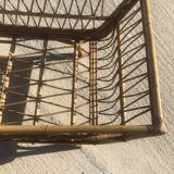 Rattan bed