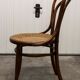 Chaise bistrot bois courbé 1900 cannage
