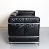 LC2 Two-Seater Sofa in Leather by Le Corbusier & Pierre Jeanneret