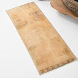 1x3 handmade vintage door mat rug,42x101cm