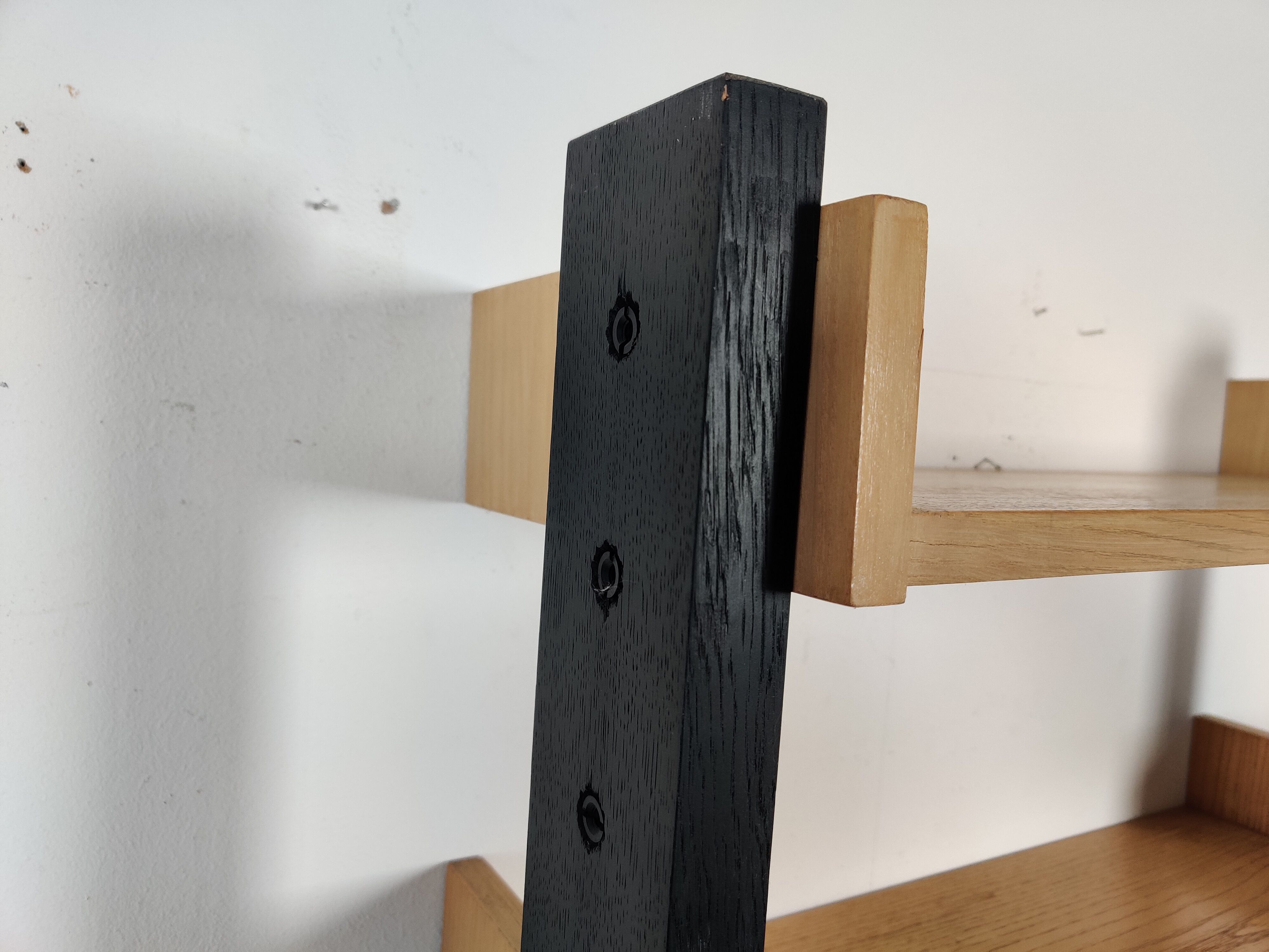 Scandinavian freestanding modular bookcase, 60s