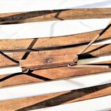 Siège pliant ancien en bois vers 1930