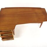 Scandinavian teak desk, Göran Strand, Lelångs Möbelfabrik, Sweden, 1950