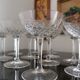 12 coupes cristal gravé vintage