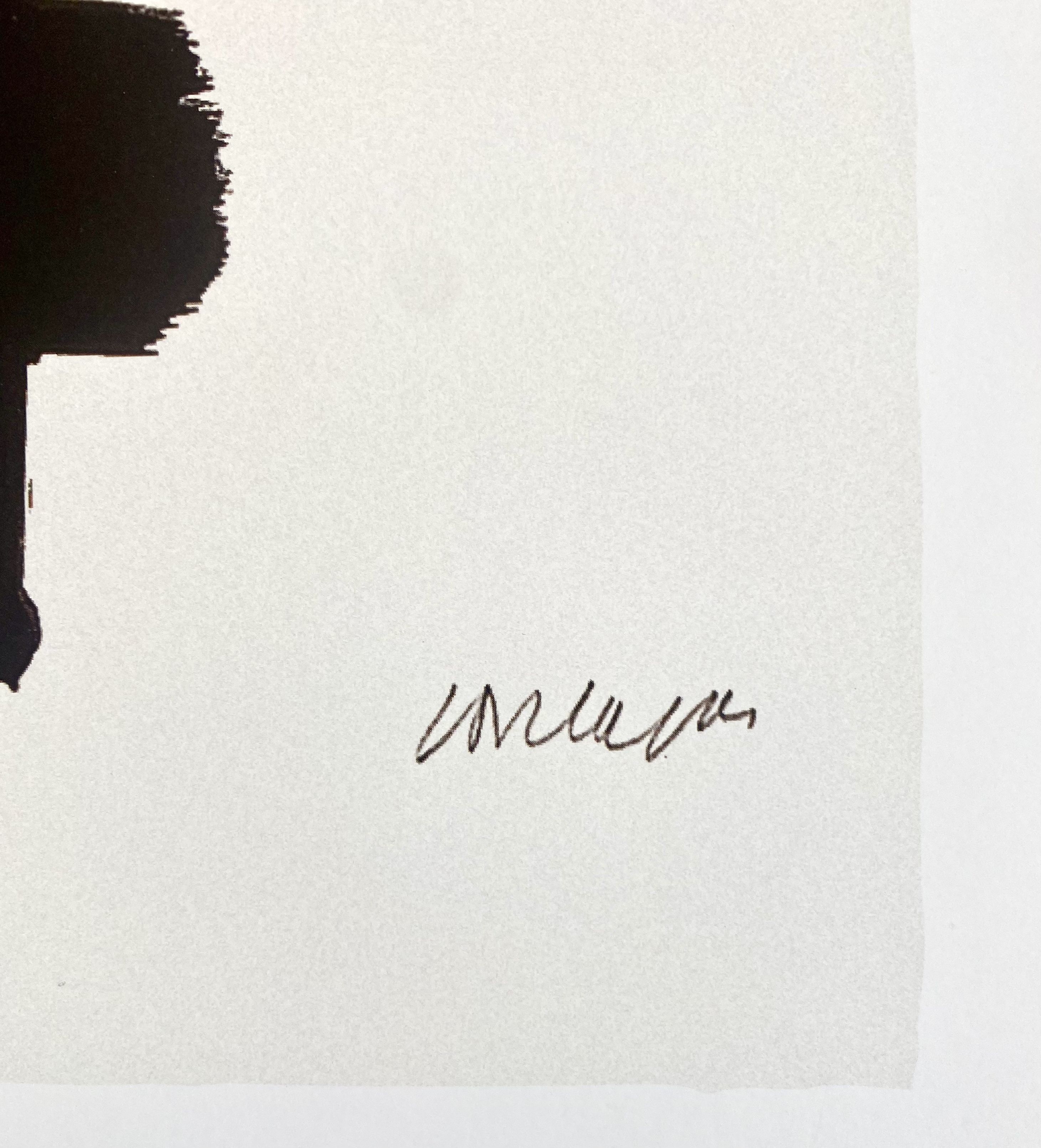 Pierre Soulages, poster representing lithograph #3, Soulages Museum Edition of Rodez, circa 2020