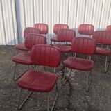 Set of 10 vintage US chairs