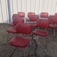 Suite de 10 chaises vintage us