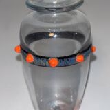 Schneider Vase with Applications Called "Jewels"