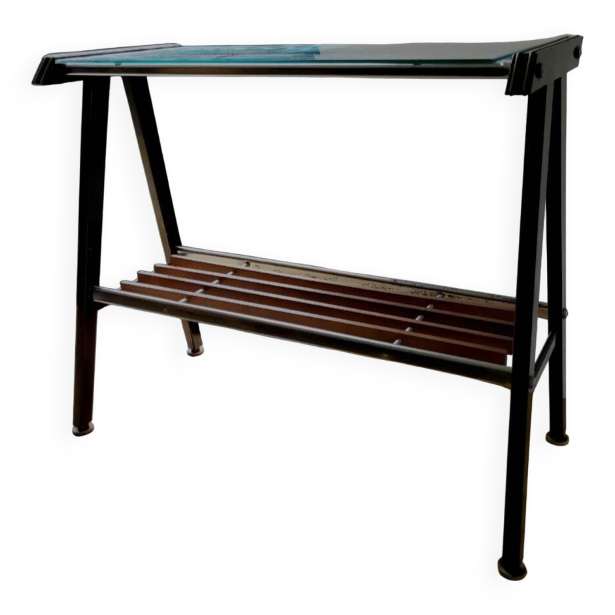 Bijzettafel vintage de plantentafel, vermoedelijk Zuenelli, jaren 1960