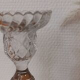 Portieux candle holder in molded glass