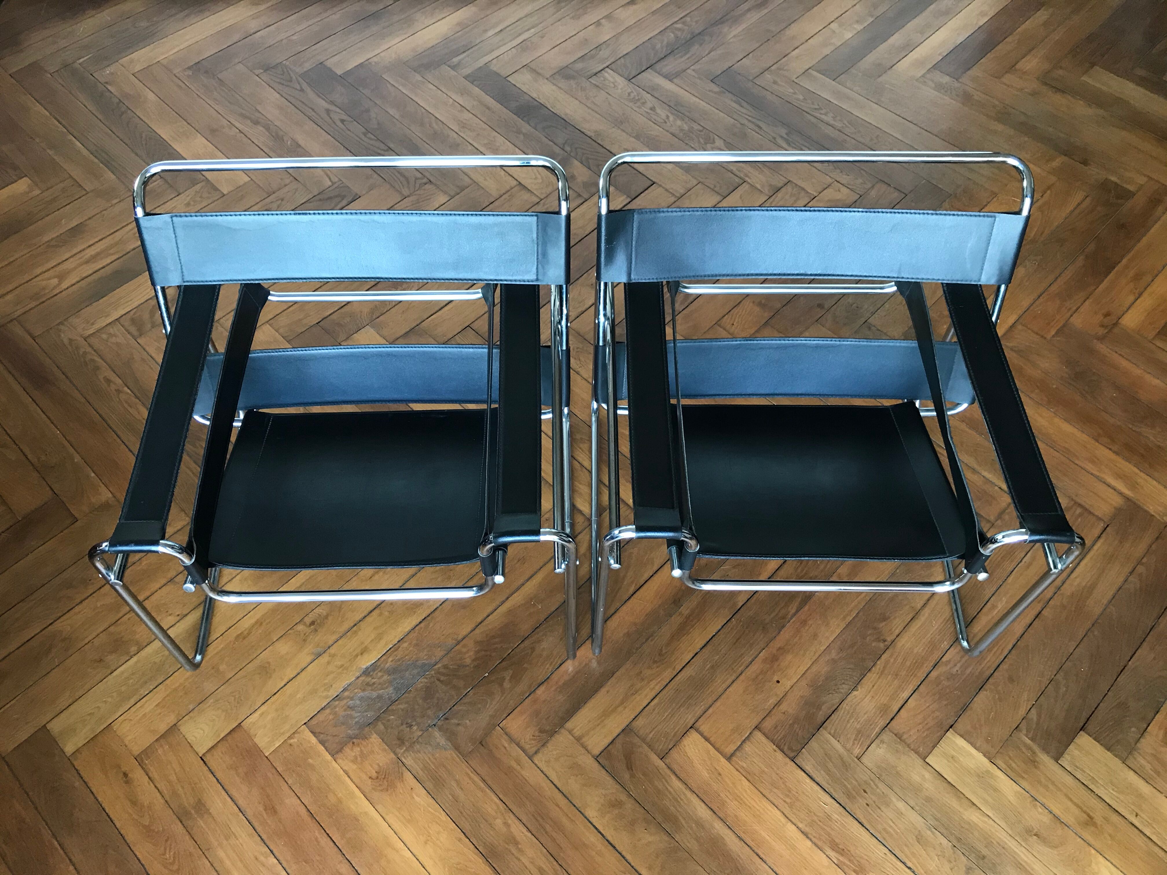 Fauteuil Wassily par Marcel Breuer, 1980