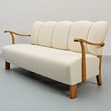 J. Halabala set of sofa and two armchairs, 1930