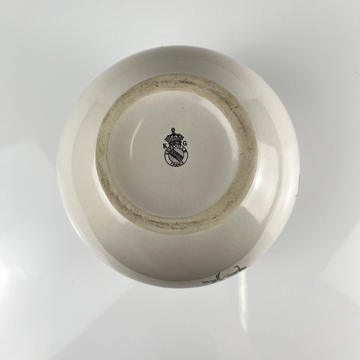 Vase boule KG Lunéville, modèle Réverbère