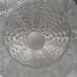 Hanging lamp bubble glass pineapple