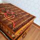 Ancient wicker, rattan and bamboo chest